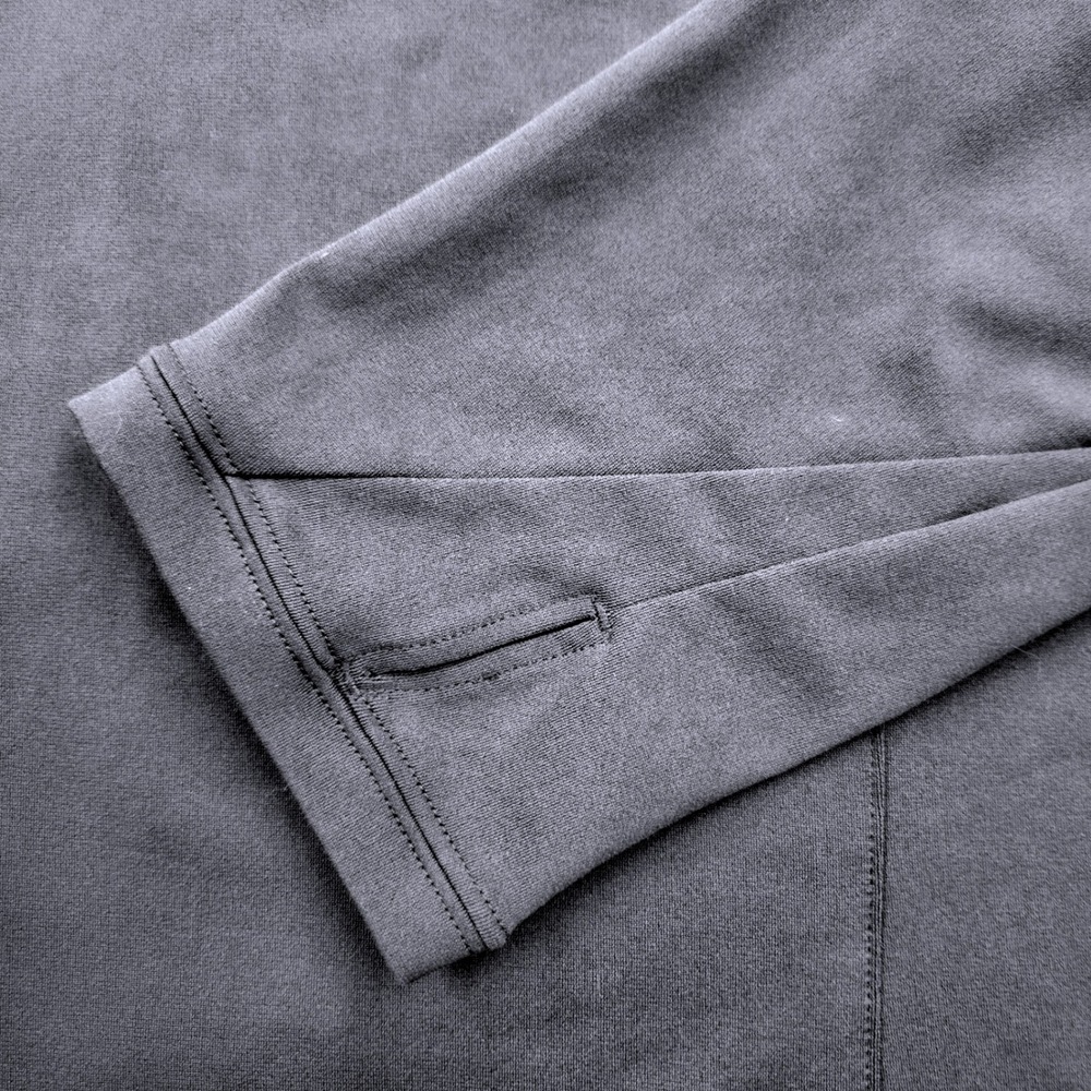 Descente 1/4 Zip Performance Pullover Charcoal Gr… - image 6